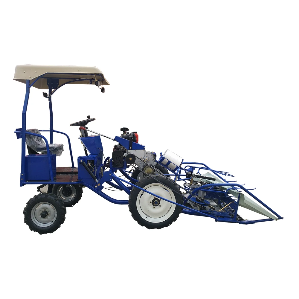 Mini Tractor Wheat Rice Reaper Manual Farm Maize Weeding Equipment Harvester Farming Equipment