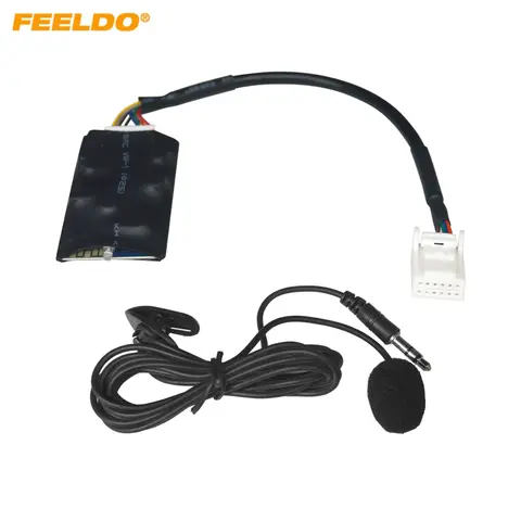 Car Audio Radio Adapter Bluetooth Aux Cable with Microphone Handsfree for Toyota Reiz/Camry/Highlander/Corolla 8 best sales toyota corolla bluetooth adapter - №2