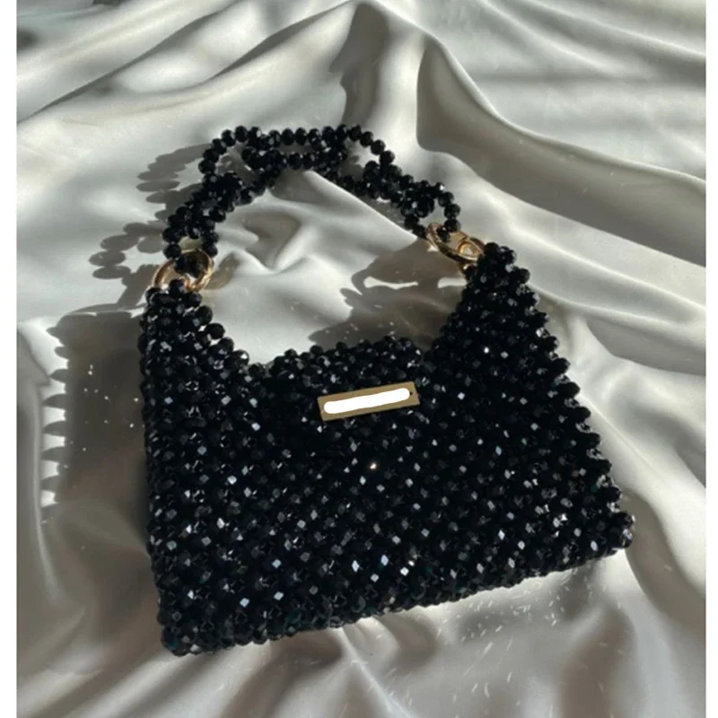 New Fashion Shining Crystal Beaded Crossbody Handbag Luxury Designer Heavy Industry Women's Bag Customized Finished Product