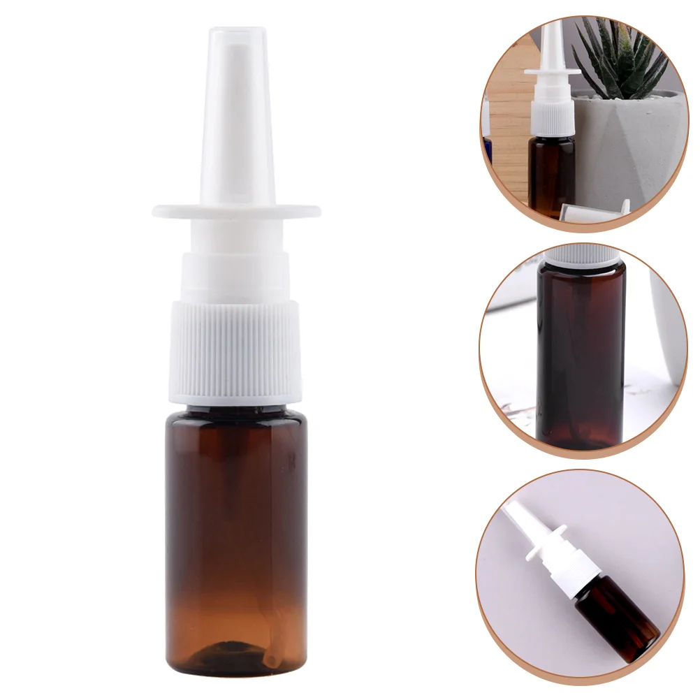 

10 Pcs Perfume Bottle Liquid Dispenser Refillable Spray Bottles Empty Mist Plastic Nasal Sprayer Pet Sub Containers Travel