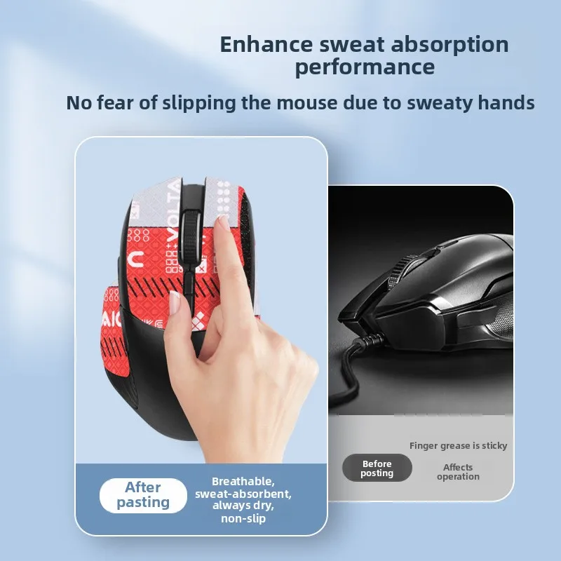 Suitable for Razer Barcelona Snake Standard Version Non-slip Stickers Sweat-absorbent Stickers Protective Stickers Foot Pads
