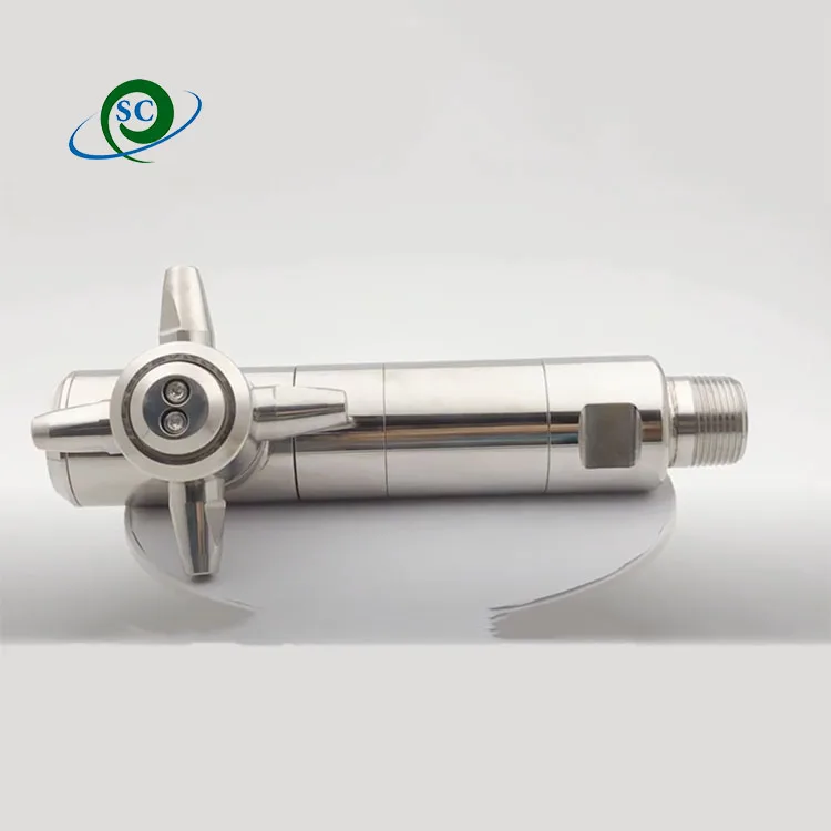 stainless steel 30 bar high pressure 3d tank rotating 360 degree IBC cleaning nozzles