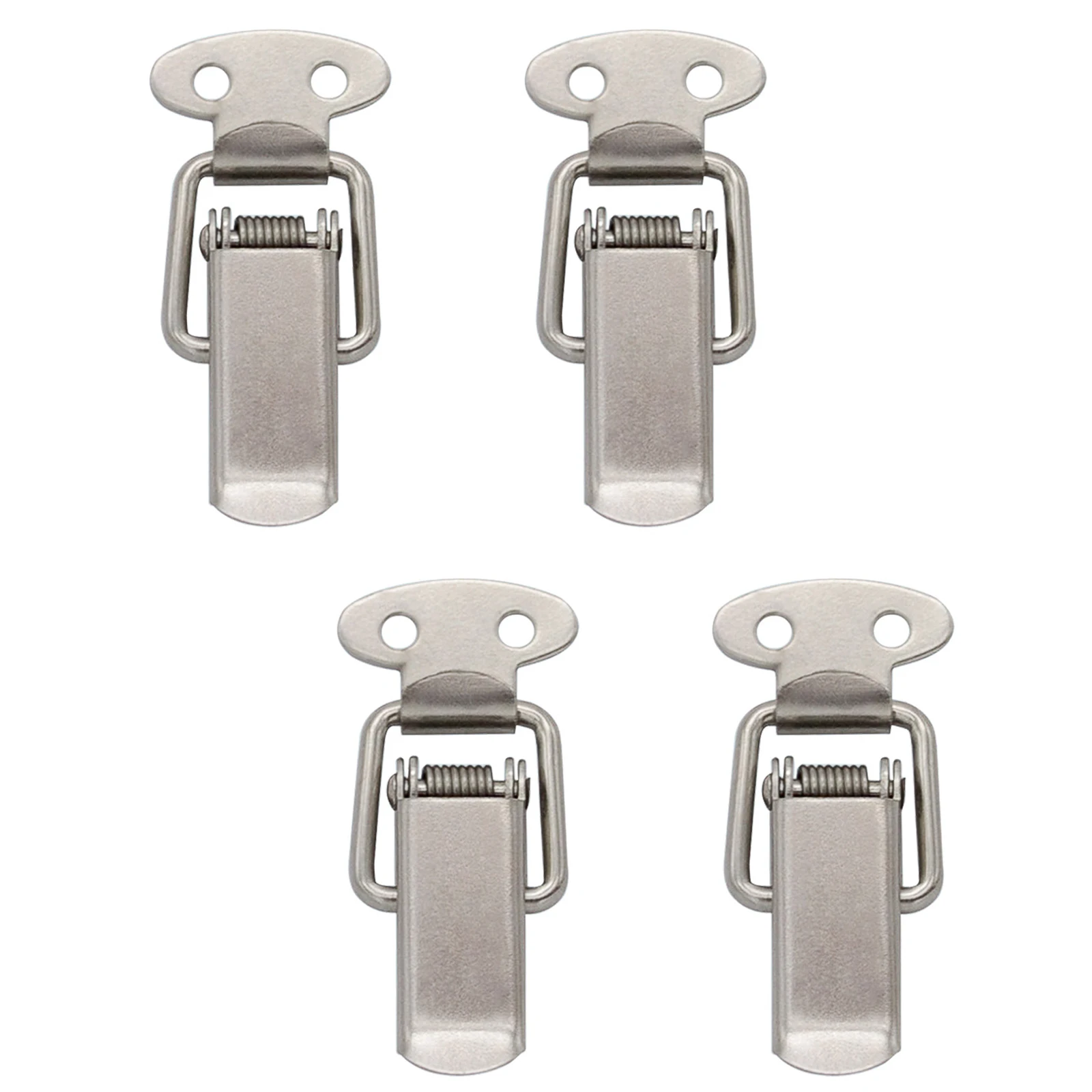 

4pcs Duck-mouth Buckle Stainless Steel Vintage Mini Lock Chest Box Gift Suitcase Case Buckles Toggle Hasps Latch Catch Clamp