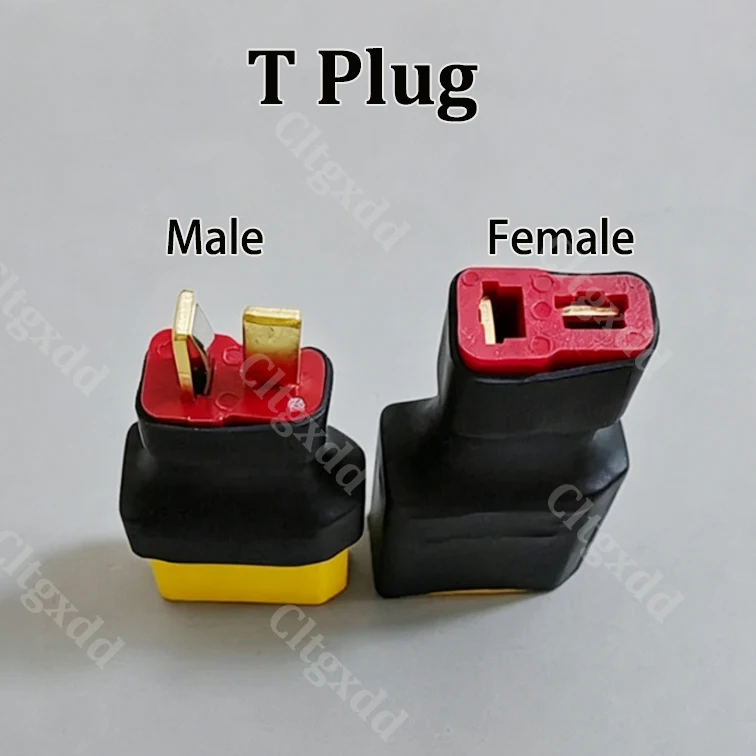 Cltgxdd XT30 XT60 XT90 T-Stecker TRX Lipo-Akku-Konvertierungsadapter Stecker-Buchse-Verbinder für RC-Auto, Flugzeug, FPV-Drohnenmodell – Detail 7