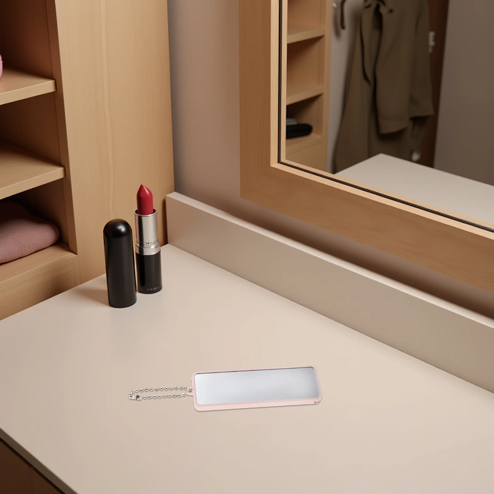 3 stuks draagbare make-up mini-spiegel en kam vrouwen handheld styling tool zakborstel kleine handspiegel draagbare spiegels voor vrouwen