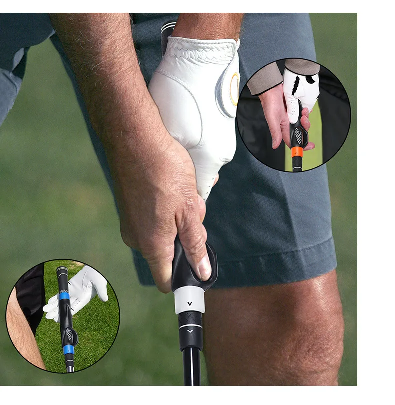 PGM Rubber Golf Club Postural Correction Grip Action Lightweight Durable Antiskid Outdoor Practice Universal Hand Grip Training