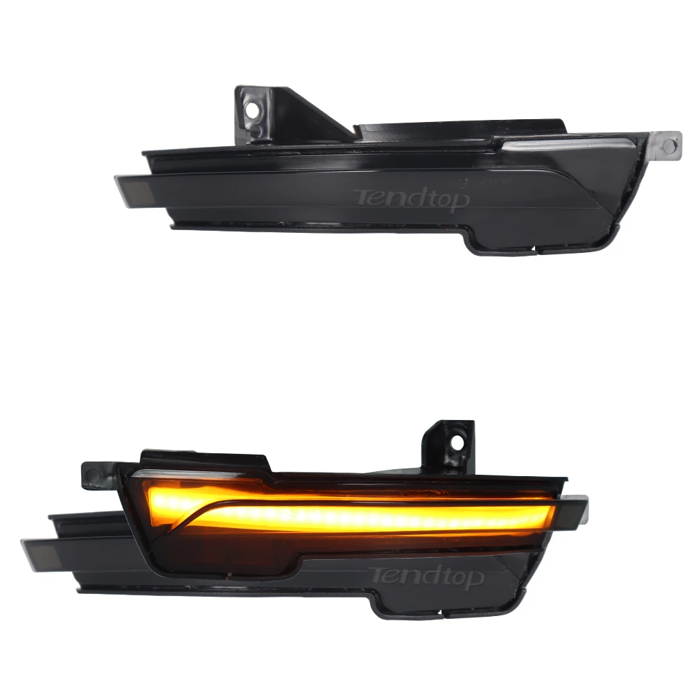 2pcs Dynamic Turn Signal Lamps LED Dynamic Side Mirror Sequential Light For Ford Mustang S550 2015-2022 6th Generation