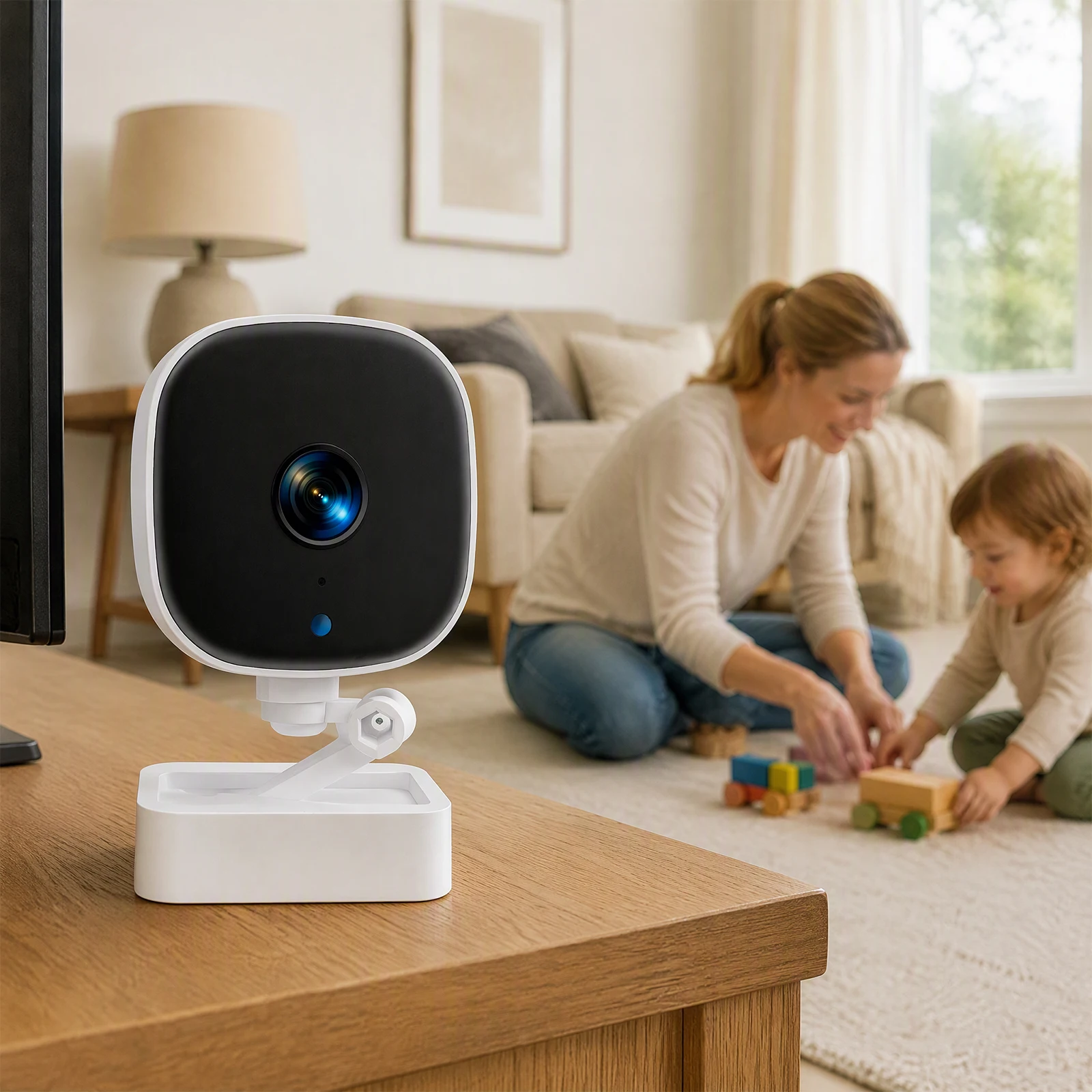 Home Surveillance WiFi Camera 720P IR Night Vision Motion Detection TF Card Recording Remote View Indoor Monitor
