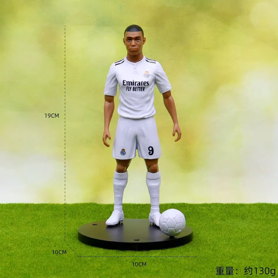 Fußballstar-Actionfigur, Realistische Fußballspieler-Sammelfigur für Fans, Schreibtisch-Dekoration & Geschenk