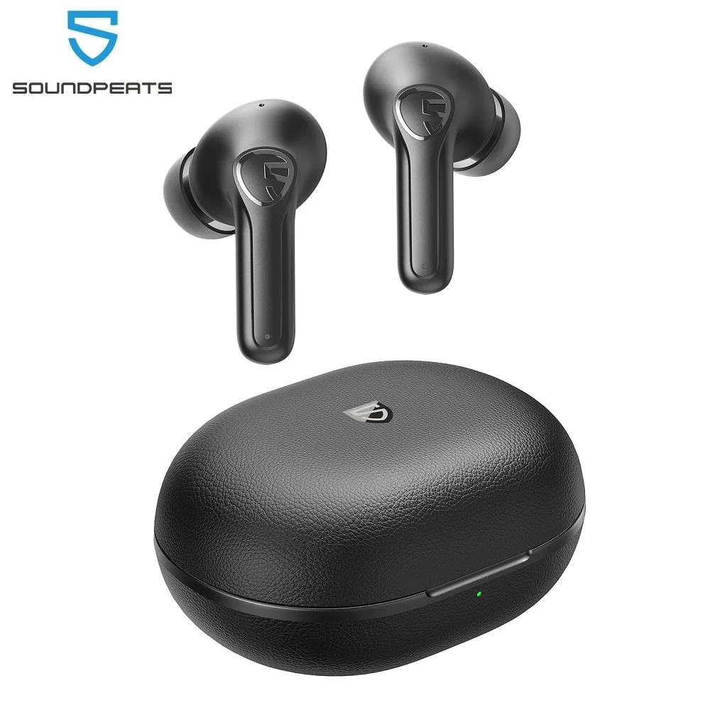 SoundPEATS Life Wireless Earbuds Active Noise Cancelling Bluetooth V5.2 Earphones with 4 Mic,12mm Driver,AI ENC for Clear Calls