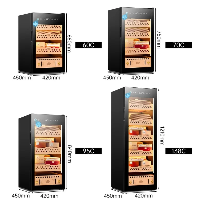 Humidor Cinet Refrigerated Showcase Cigar Cooler Refrigerators rs Fridge