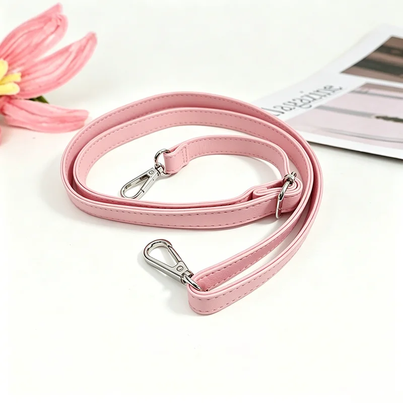 High Quality PU Adjustable Bag Strap, Gold & Silver Buckle Optional, Minimalist Styling Handbag Crossbody Shoulder Accessory