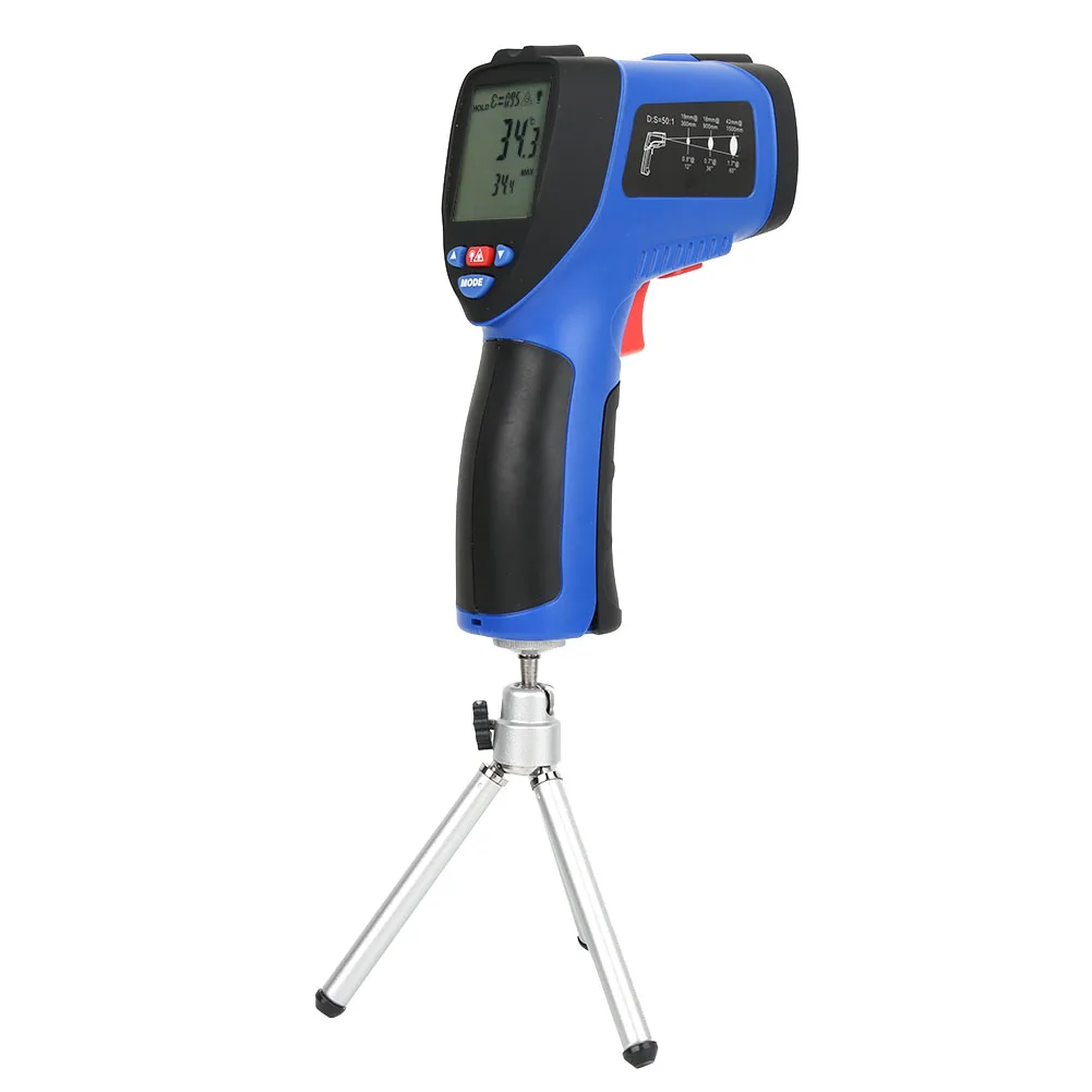 IR-866 전문 비접촉 적외선 온도계 온도 측정기 -50 - 2250 ℃ (-58 - 4082 ℉ ) 적외선 온도 측정기