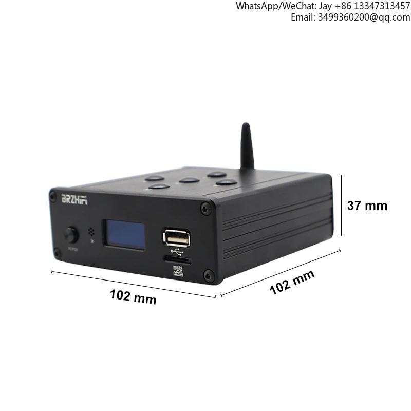 

C200N BT 5.0 USB Mini Player Home Amplifier Application Control SD Audio HiFi Amplifier ES9038