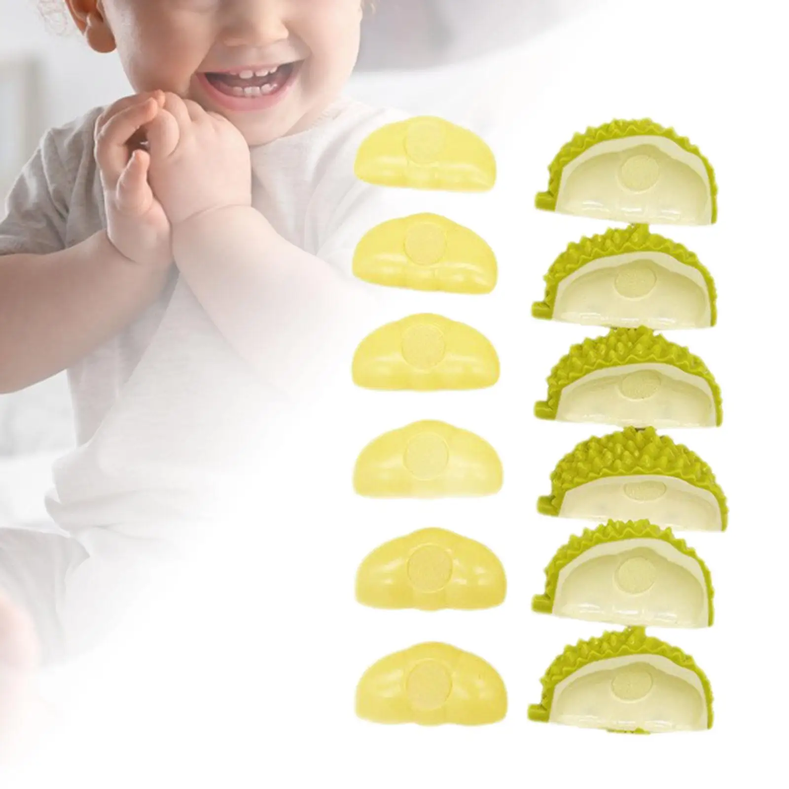 Cutting Play Foods Toy Pretend Play Foods Set Early Learning Toy Simulation Durian Toy Cuttable Play Durian for Toddlers Kids