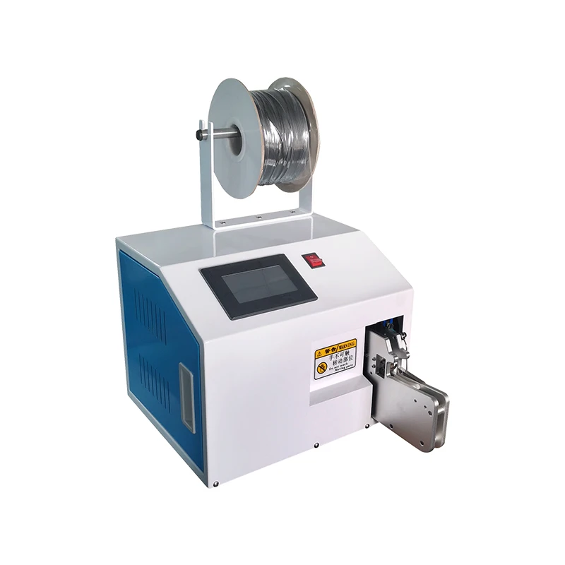 

Full semi-automatic wire binding machine Data power cable binding machine Bread bag Gold wire binding machine Single