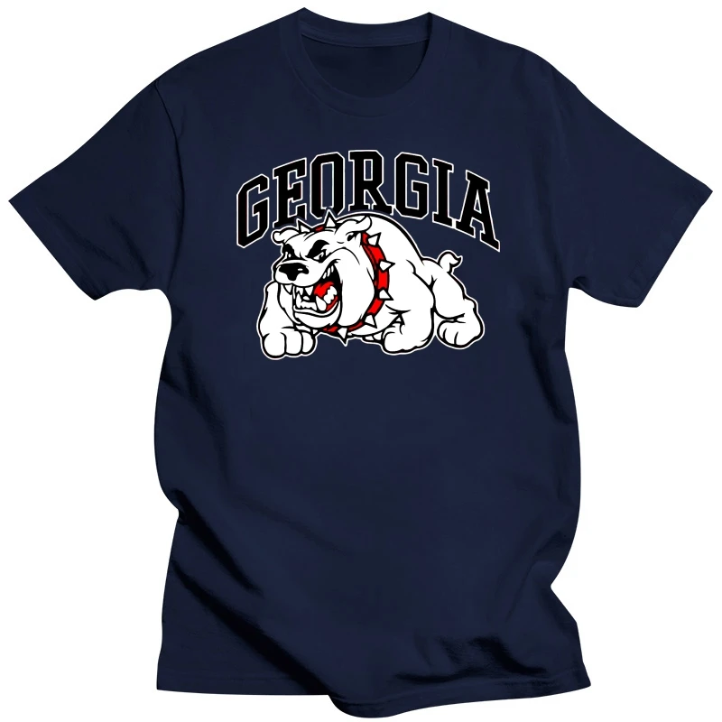 Georgia T-Shirt Vintage Georgia Atlanta Bulldog Gift T-Shirt S-3Xl Custom Printed Tee Shirt