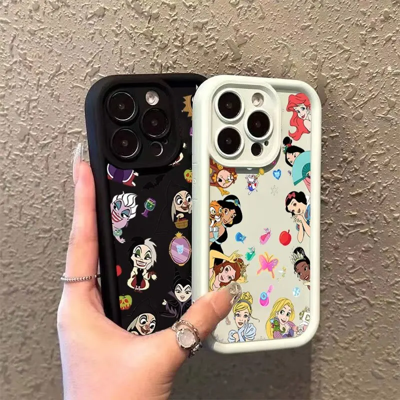 Casing Ponsel Putri Lucu untuk Samsung Galaxy A73 A72 A03 A03S A32 A31 A51 A71 A10 A10S A70 A11 A20S M31 M15 M34 Sampul Silikon