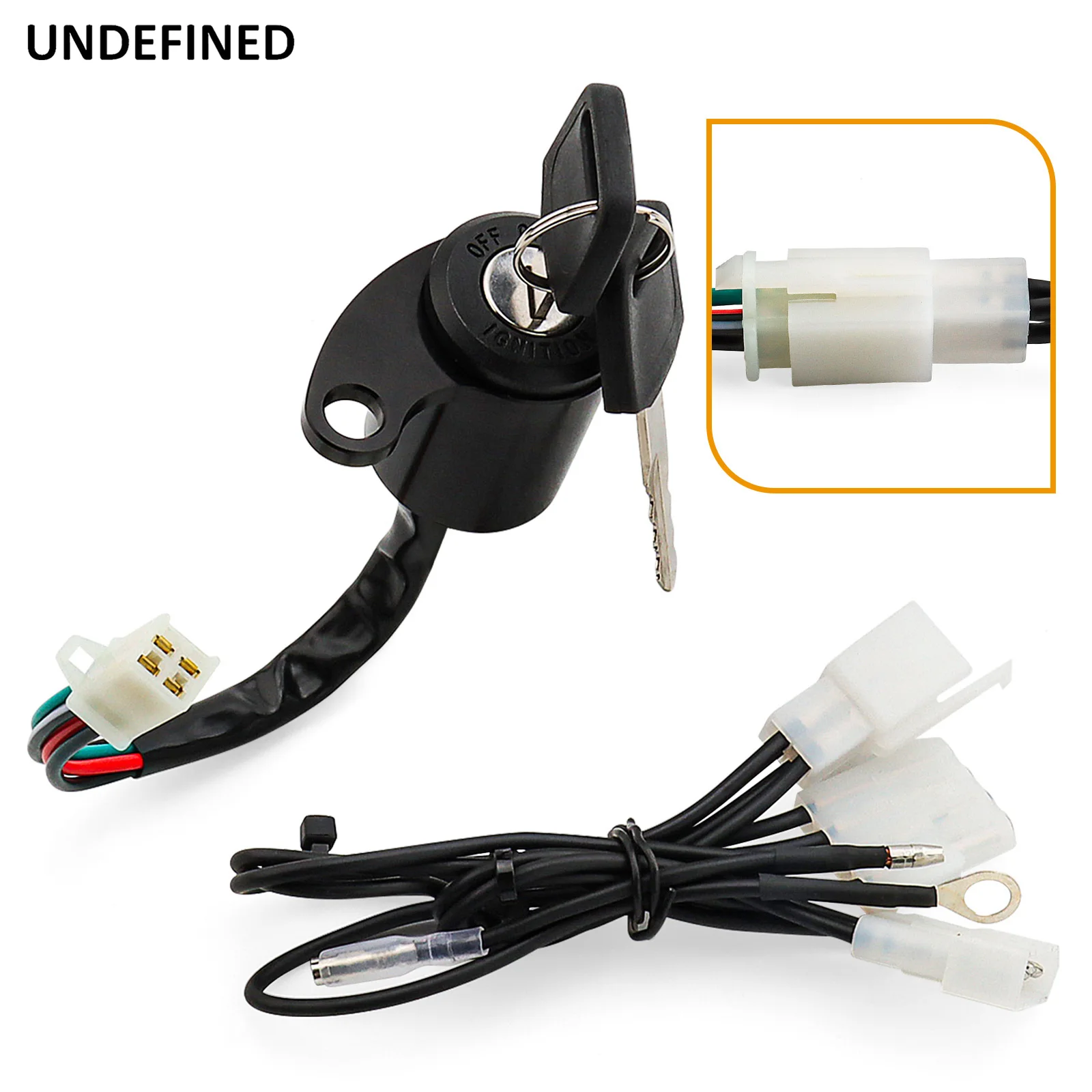 Ignition Switch Lock Key for KTM EXC EXC-F SXF Husqvarna FE TE GasGas Husaberg CNC Aluminum Plug Play