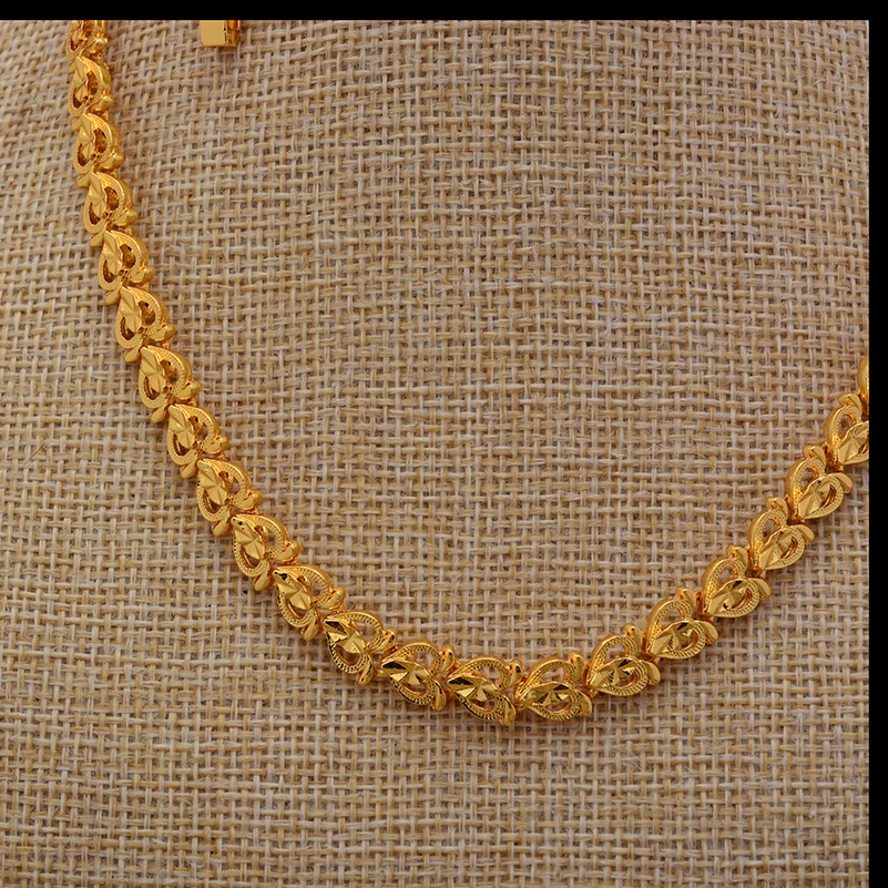 Ethiopian Gold Color Jewelry Set For Women Men African Hawaiian Luxury Jewelry Set Dubai Wedding Jewelry Set