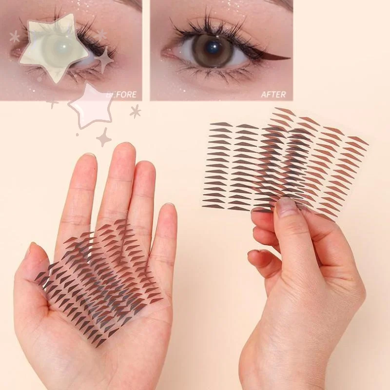 防水アイライナースタンプステッカーワンスティック成形簡単使用防汗クイックメイクアップツール