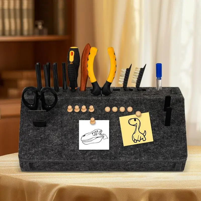 3D Printer Tools Holder Compact 3D Printer Tools Storage Felt Holder Accessories With 24 Slots For Desktop Studio Craft Workshop
