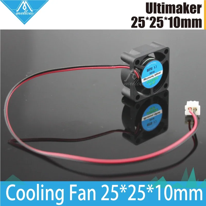 3d เครื่องพิมพ์ 25*25*10 มม.2510 พัดลม cool extruder พัดลมขนาดเล็ก 2 สาย 12 V/24 สําหรับ Ultimaker 2 + UM2 ขยาย + Olsson block kit/Makerbot