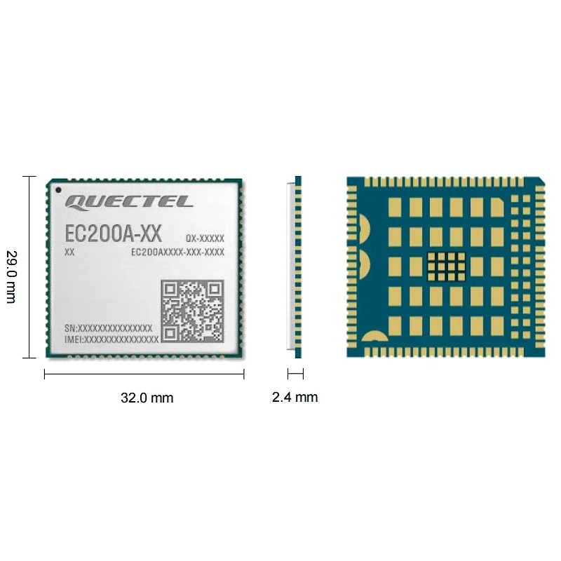 New Original Quectel EC200A-EU LTE Cat4 MINI PCIE Module GNSS Receiver Replace EC25-E EC21-E UC200A EG25-G EC200D EC200U Modem