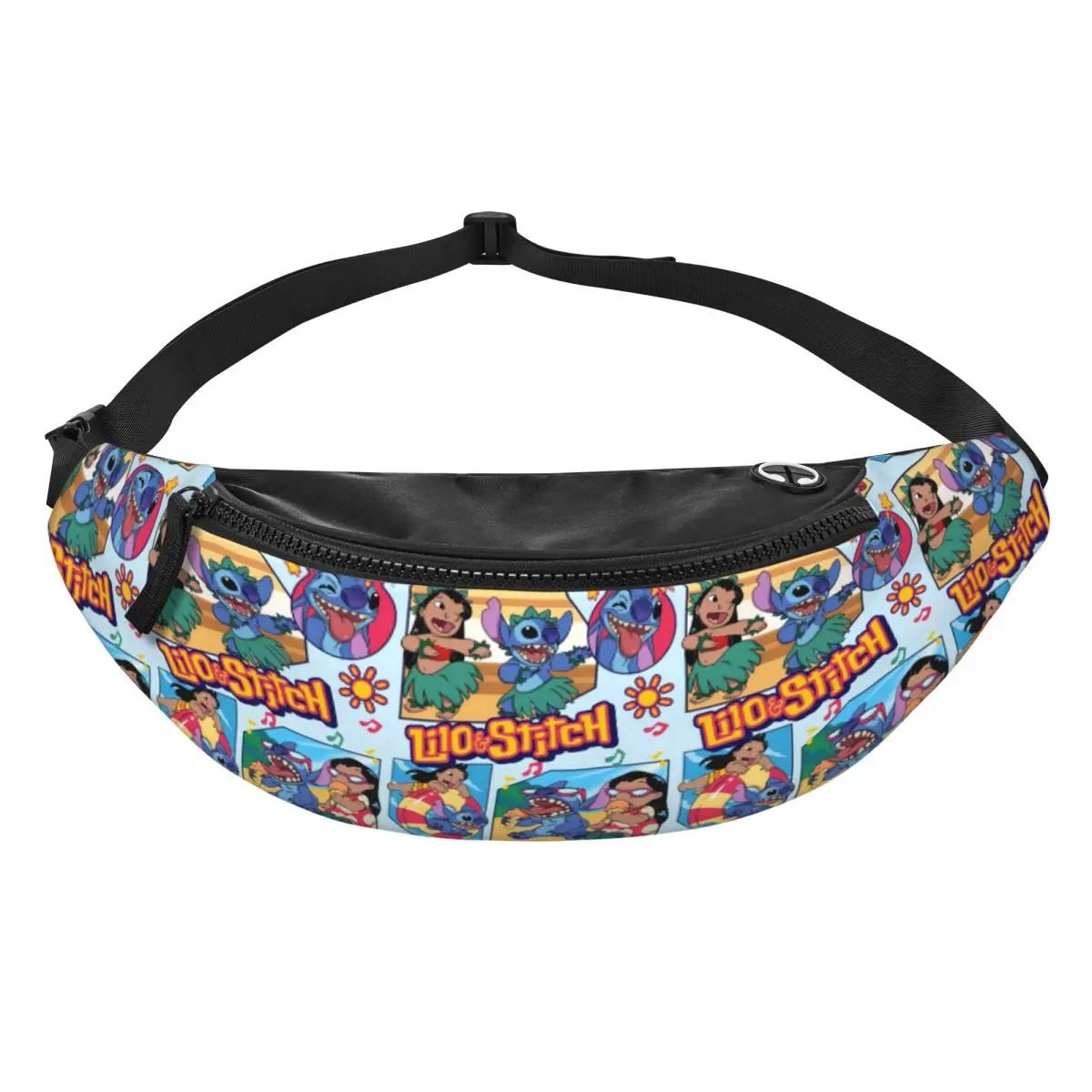 

Custom S-Stitches Fanny Pack for Women Men Fashion Crossbody Waist Bag Cycling Camping Phone Money Pouch