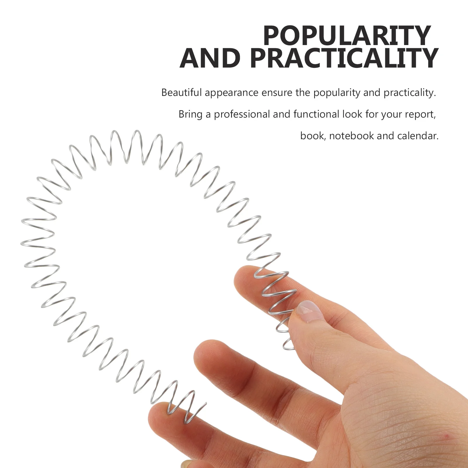 10 pezzi bobine a spirale in metallo fogli sciolti notebook anelli di rilegatura calendario pianificatore organizzatore raccoglitore di libri anelli a fogli sciolti bobine