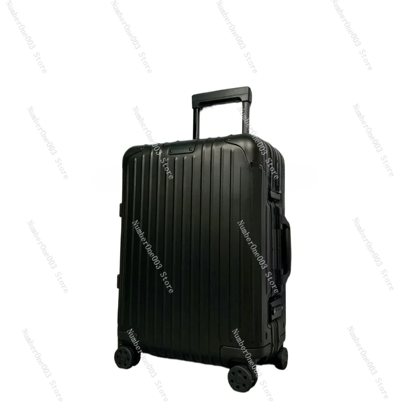 Original Aluminum Magnesium Alloy 925 Classic Trolley Case, Metal Trunk Sports Version, Can Be Checked