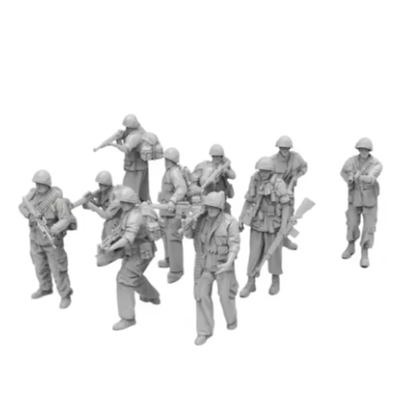 1/35 Special Forces Miniature Figurines White Model Miniature 3d Printed Models Unassembled And Unpainted Kit Hobby Crafts