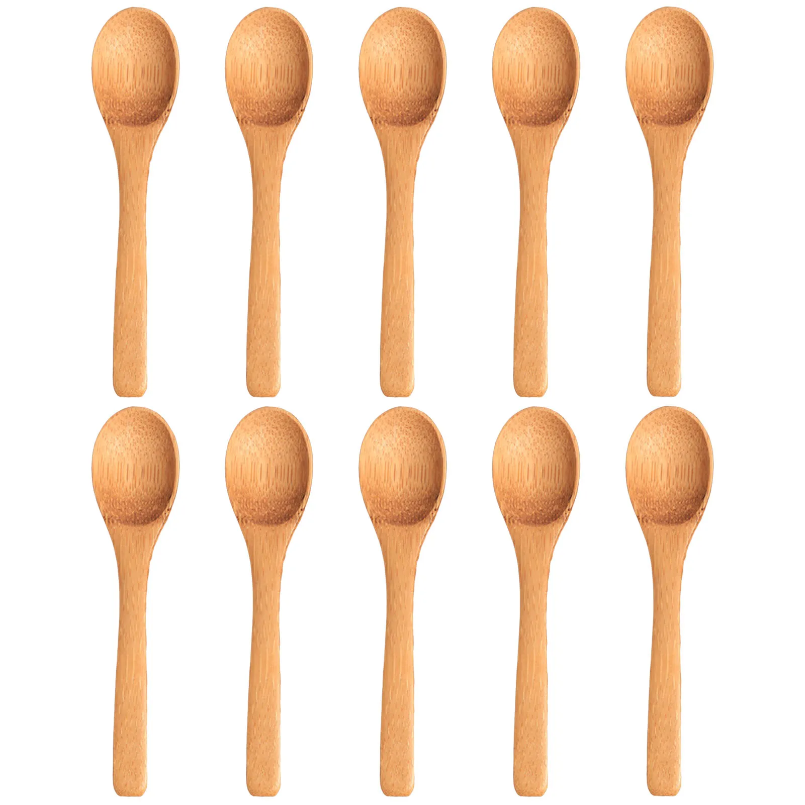 

1/10Pcs Small Bamboo Honey Spoon Mini Nature Spoons Honey Teaspoon Cooking Condiments Spoons for Kitchen Dessert Spoon Teaspoon