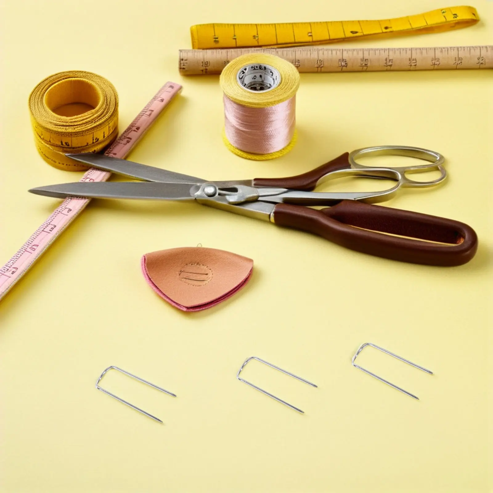 Stainless Steel Quilting Pins 400 pcs – U-Shaped Fork Design for Hand Sewing, Patchwork & Fabric Crafts
