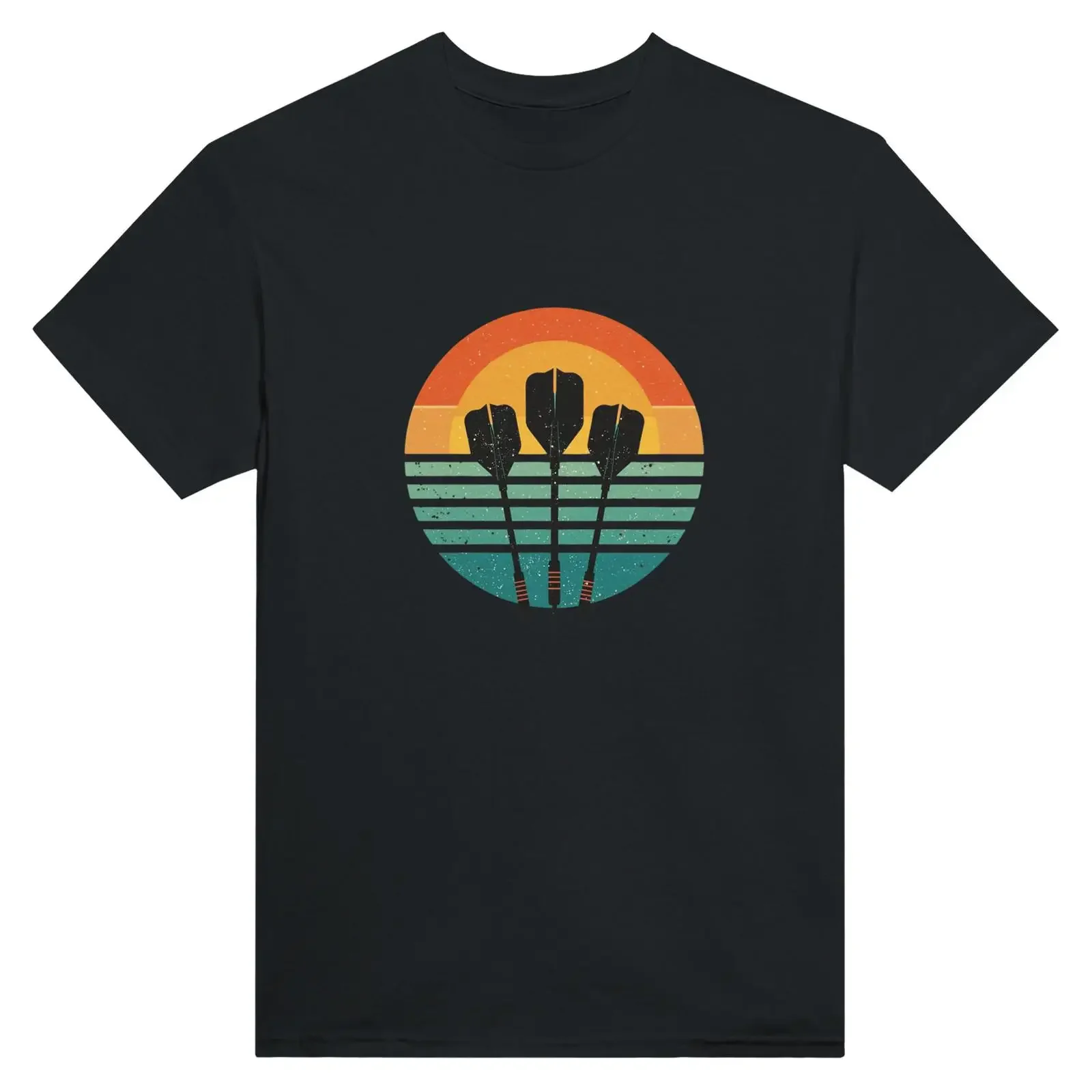 Dart T Shirt for Players Dartboard vintage Washed graphic streetwear Unisex designer clothes Breathable fashion Stylish