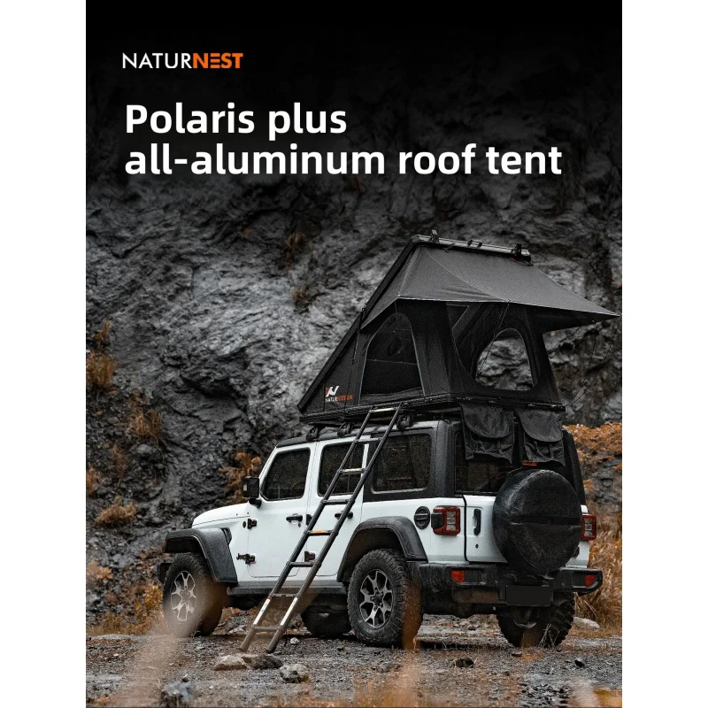 

High Quality Automatic Aluminum Alloy Hard Rooftop Tent SUV Outdoor Camping Foldable Shelter