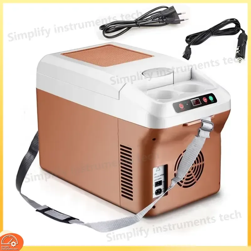 15L Portable Car Refrigerator for Home and Vehicle Use Dual Zone Cooling and Heating Beverage Cooler 12V 24V 220V Compact