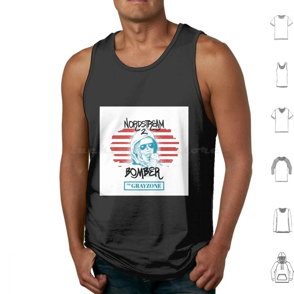 Nordstream Bomber Gear Tank Tops Print Cotton Grayzone The Grayzone