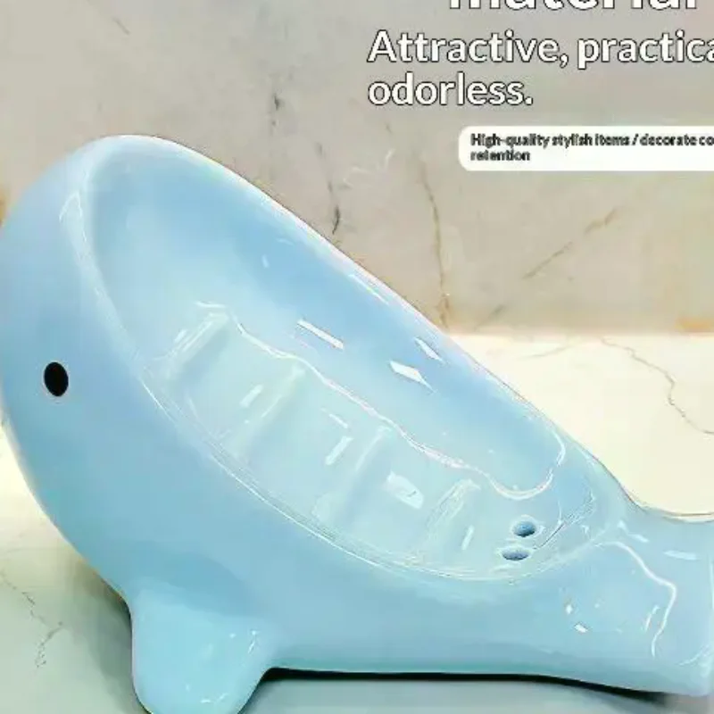New Creative Whale Soap Dish For Home Use, Bathroom, And Toilet, Providing A Draining And Storage Solution For Premium Soap