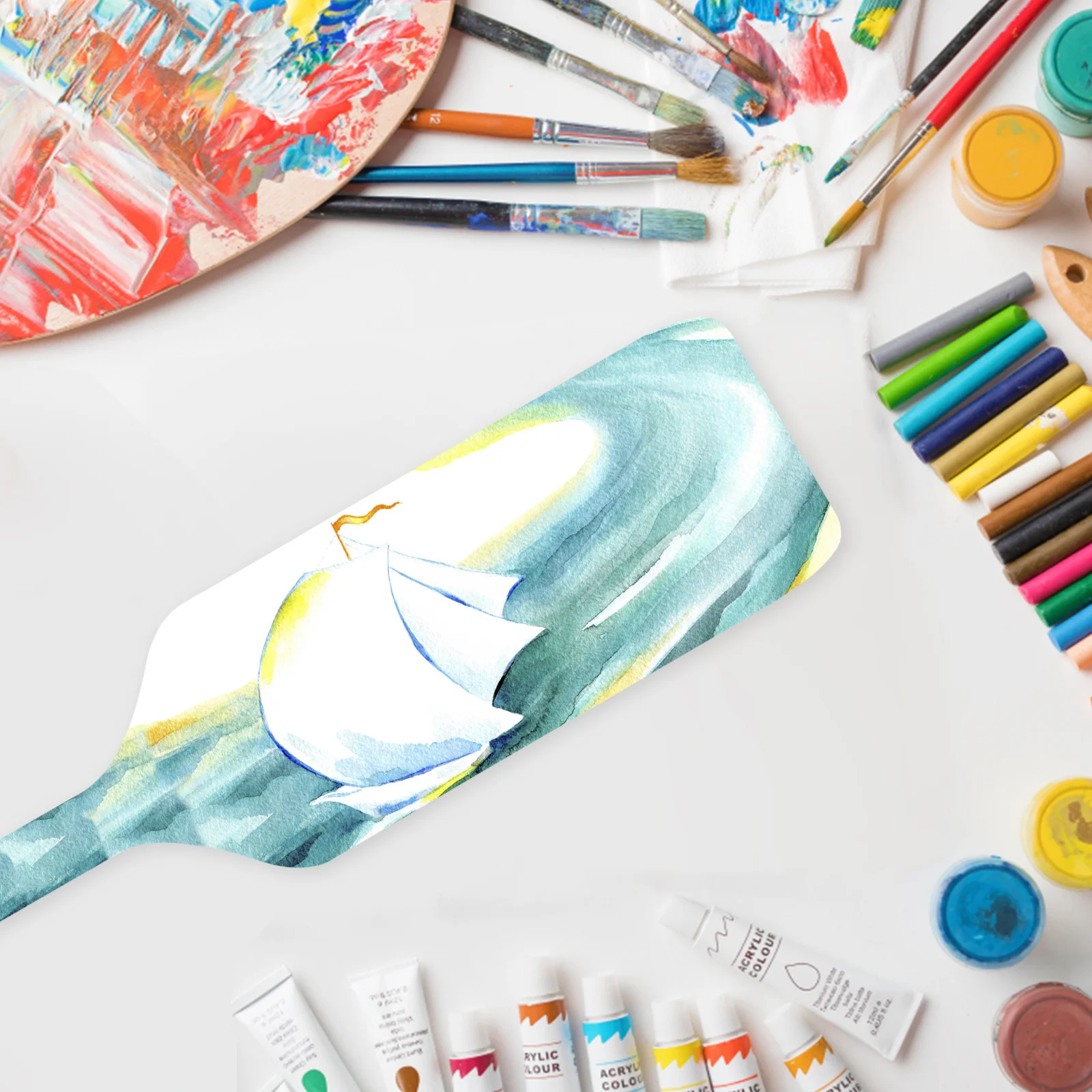 

2 Pcs Paddle Unfinished Greek Fraternity Thick Arts and Crafts for Adults Decorations Paddles Wooded