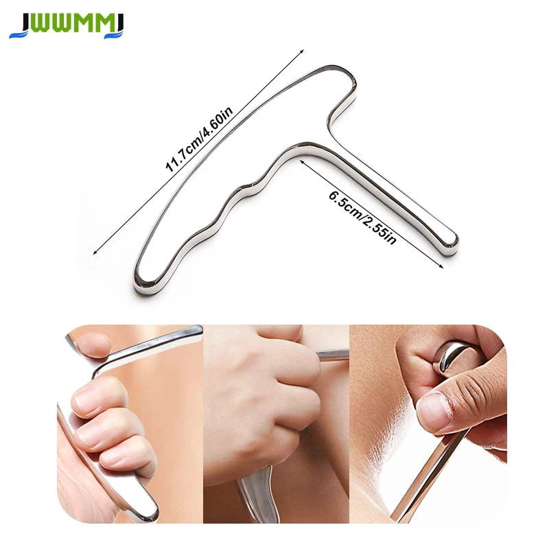 

1pcs Stainless Steel Trigger Point Massage Tool-Deep Tissue Massage- Reflexology Acupressure Tools for Myofascial