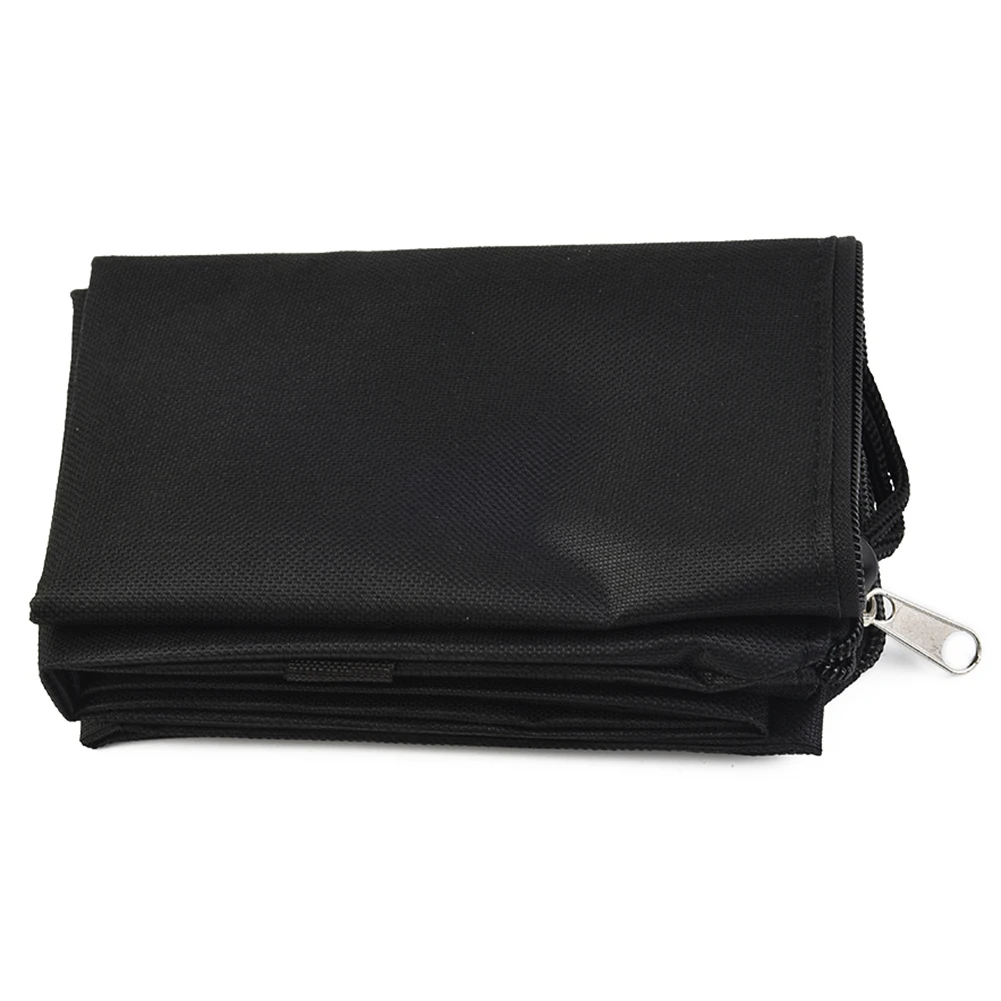 420D Waterproof For Leaf Blower Bag with Adjustable Drawstring for Garden Vacuum and Shredder - Black 60 x 45 x 35 cm
