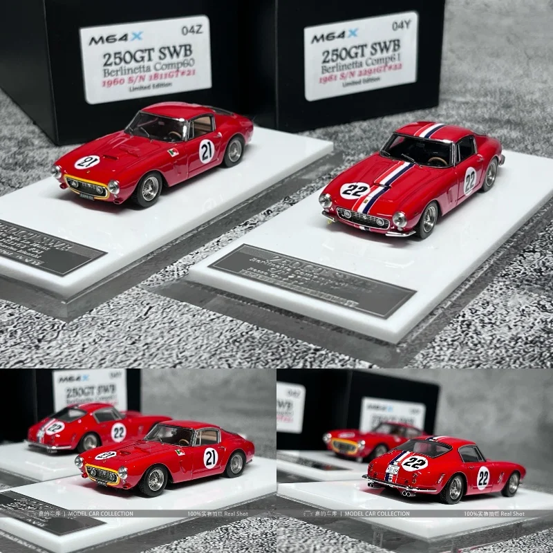 

Stock 1: 64 250GT SWB racing car Livery diecast resin car model, boys' toy, children's festival gift, adult collectible ornament
