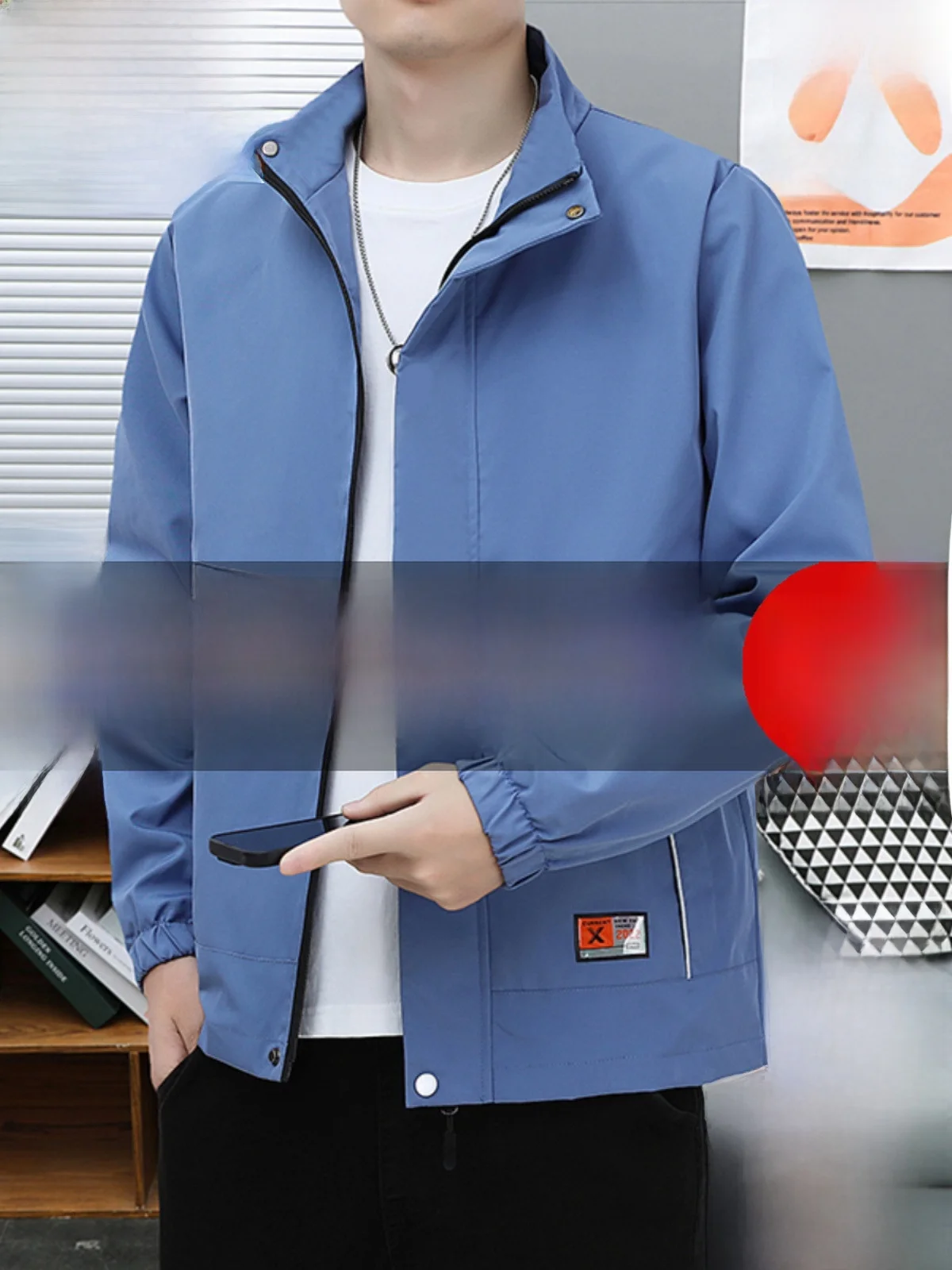 

Мужская молодежная куртка Paul 2026: новая коллекция осень-зима, с воротником-стойкой, повседневная, универсальная, модная, теплая, ветрозащитная