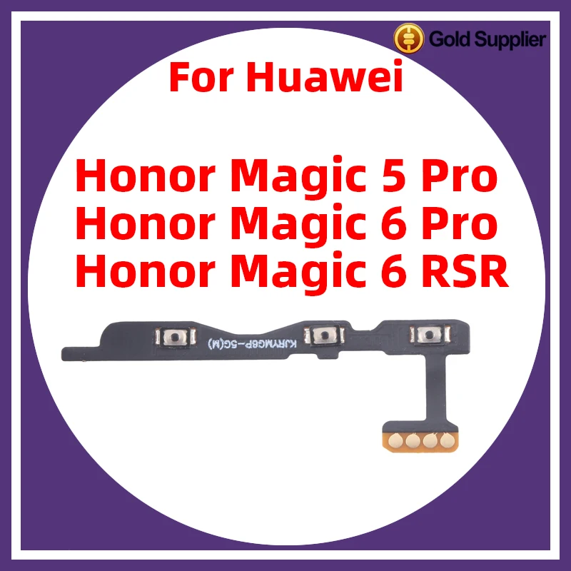 For Huawei Honor Magic 6 Pro Power ON OFF Volume Camera Key Button Switch Flex Cable Replacement