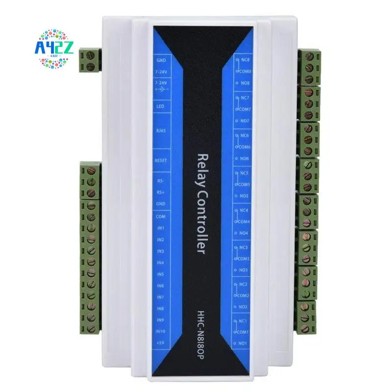 

A42Z-8 Channel Network Relay Module Remote Control Relay Device Ethernet To RS485 TCP Relay Module,DIY Programming Module