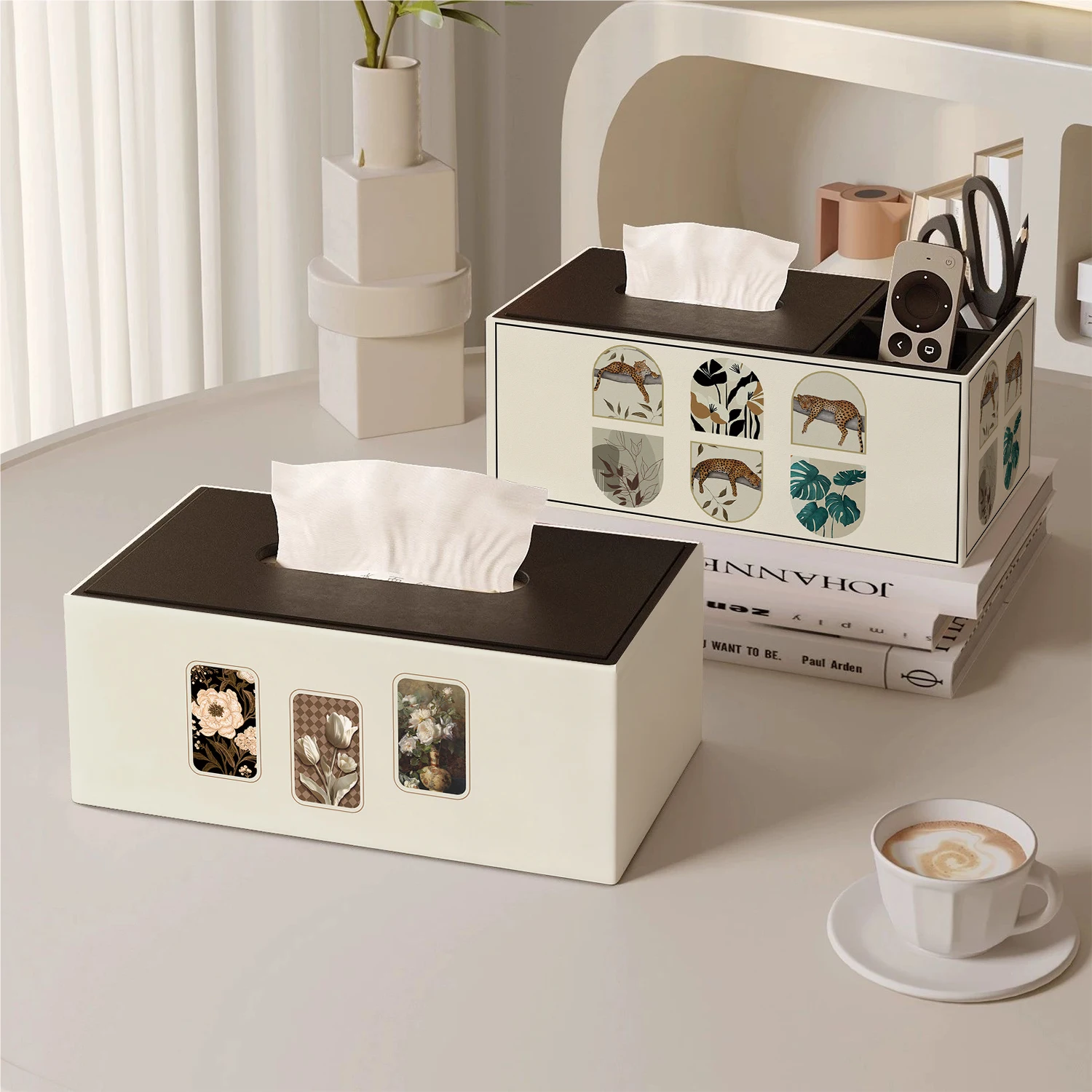 

Ретро-коробка для салфеток с цветочным узором, выдвижной диспенсер для салфеток для гостиной, настольный органайзер для дома в стиле люкс, органайзер в гостиничном стиле