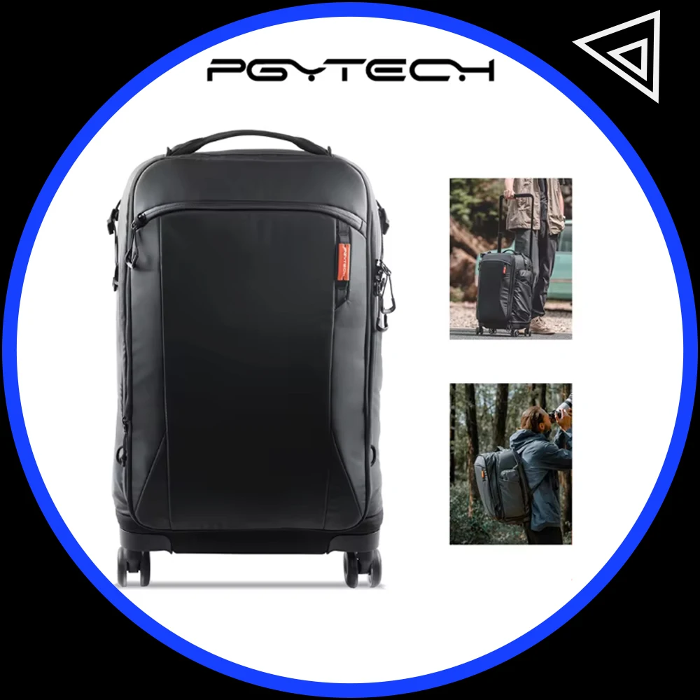 

PGYTECH Чехол на тележке для фотосъемки Сумка для фотокамеры DSLR Профессиональный уличный рюкзак Багажное оборудование Дорожный чехол
