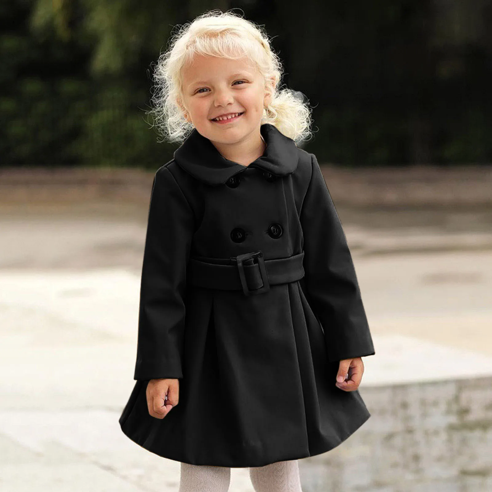 Toddler Girls Winter Windproof Coat Jacket Kids Warm Fleece Outerwear Jacket Children Coats Winter Girls Small Jacket