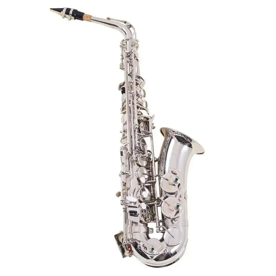 High Grade Antique Finish Eb E-flat Alto Saxophone Sax Shell Key Carve Pattern Woodwind Instrument with Case Other Aeccessaries